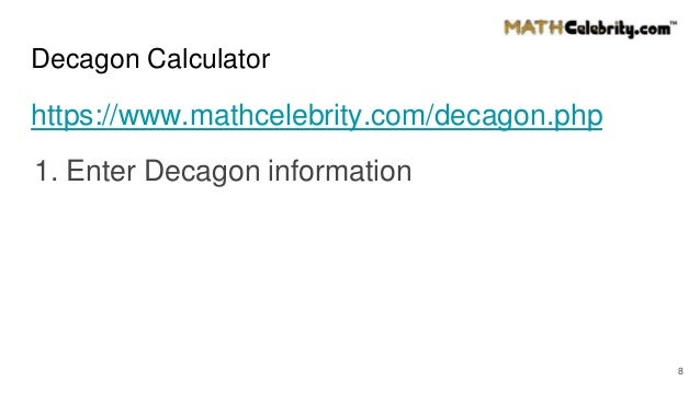 Decagon Calculator