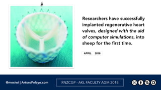 Artiﬁcial Intelligence
Researchers have successfully
implanted regenerative heart
valves, designed with the aid
of compute...