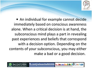 21 power of subconcious mind | PPT