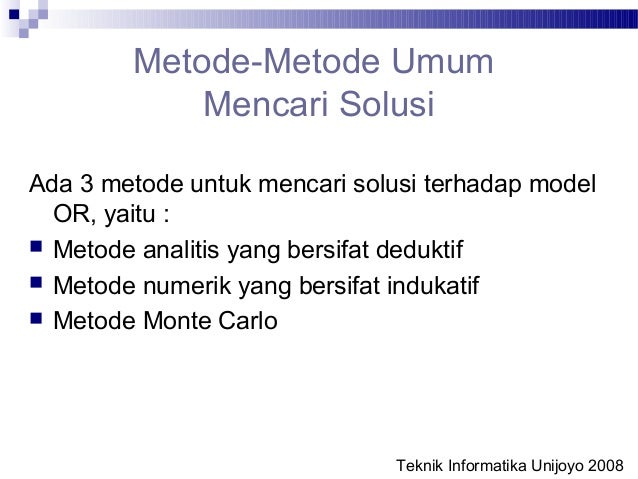 Analisis sistem perdagangan monte carlo