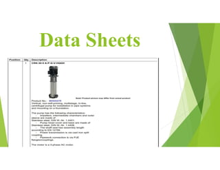 Data Sheets
 