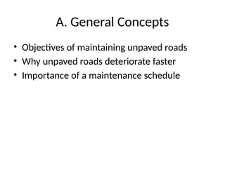 Road Notes Road notes for diploma students for all of them | PPTX