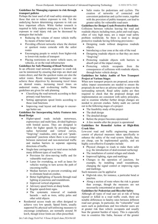 Road safety and accident prevention in India | PDF