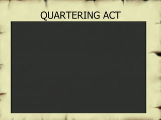 QUARTERING ACT 