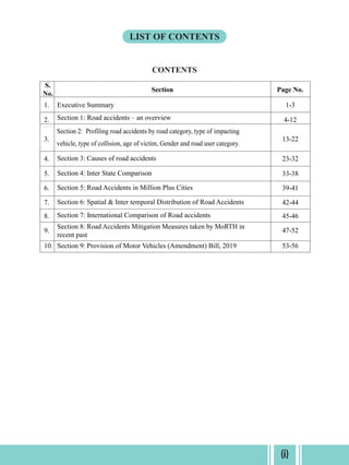 Road Accidents in India - 2018 Report | PDF