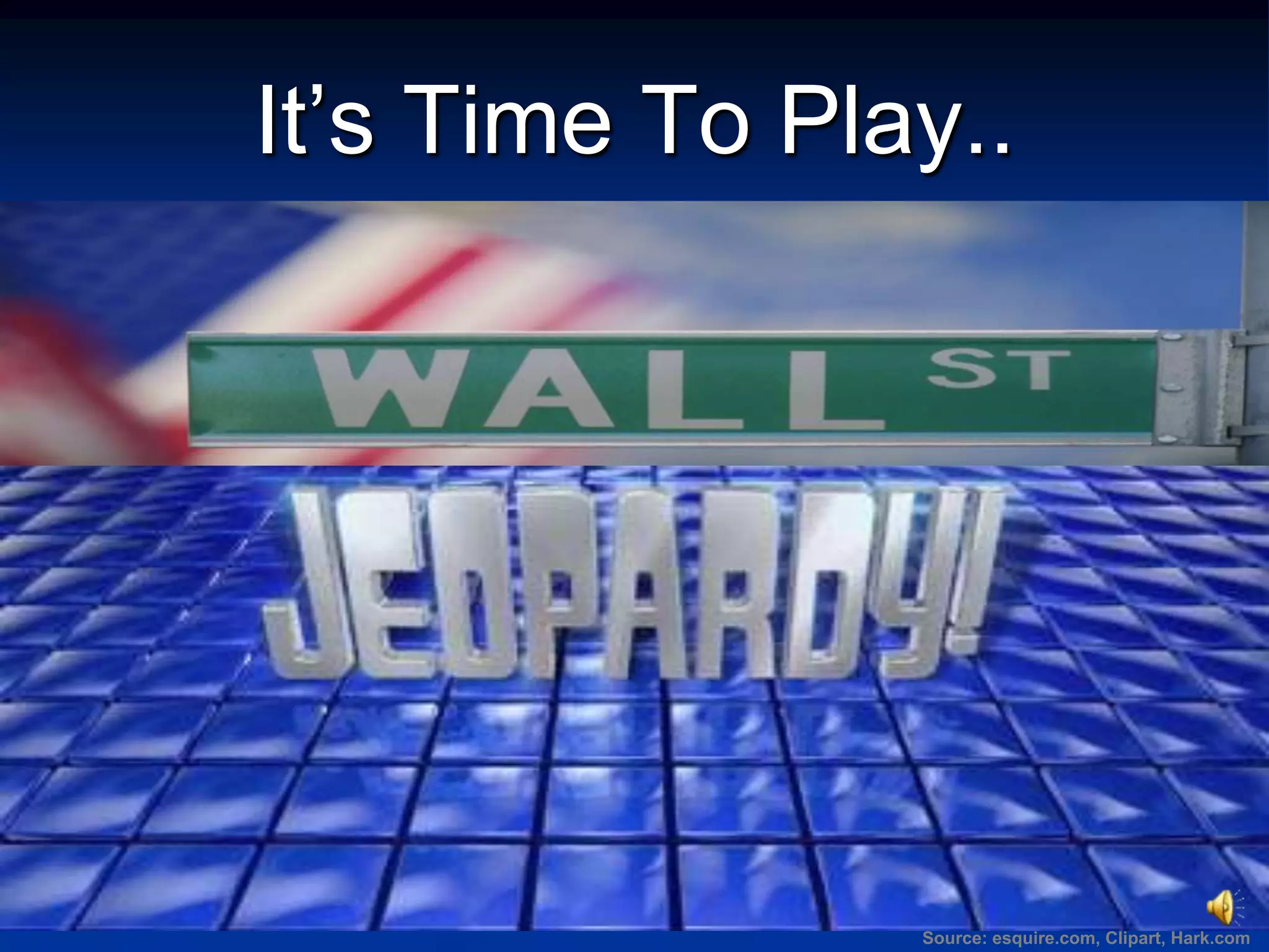 It’s Time To Play..




                Source: esquire.com, Clipart, Hark.com
 