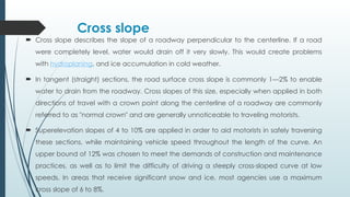 Road design parameters for civil engineering | PPTX
