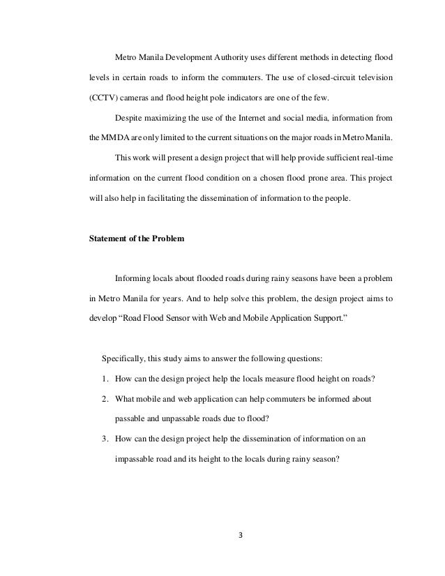 Research paper about flood in the philippines