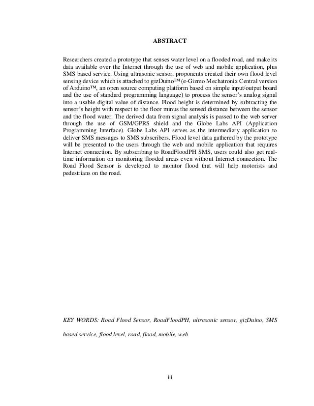 Flood detection system image