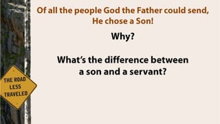 Galatians 4:4-6NLT4But when the right time came, God sent his Son, born of a woman, subject to the law. 5God sent him to buy freedom for us who were slaves to the law, so that he could adopt us as his very own children. 6And because we are his children, God has sent the Spirit of his Son into our hearts, prompting us to call out, “Abba, Father.” 