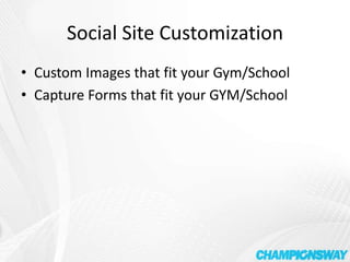 Phase 2-Social Site/ Mobile SiteCustom Set up of your Social SiteCustom Set up of your Mobile SiteCapture Form Set upCampaign Set UpReport Set UpEmail Notification Set UpLead Nurturing Set UpSet UP Process-30 Days