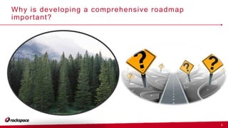 3
Why is developing a comprehensive roadmap
important?
 