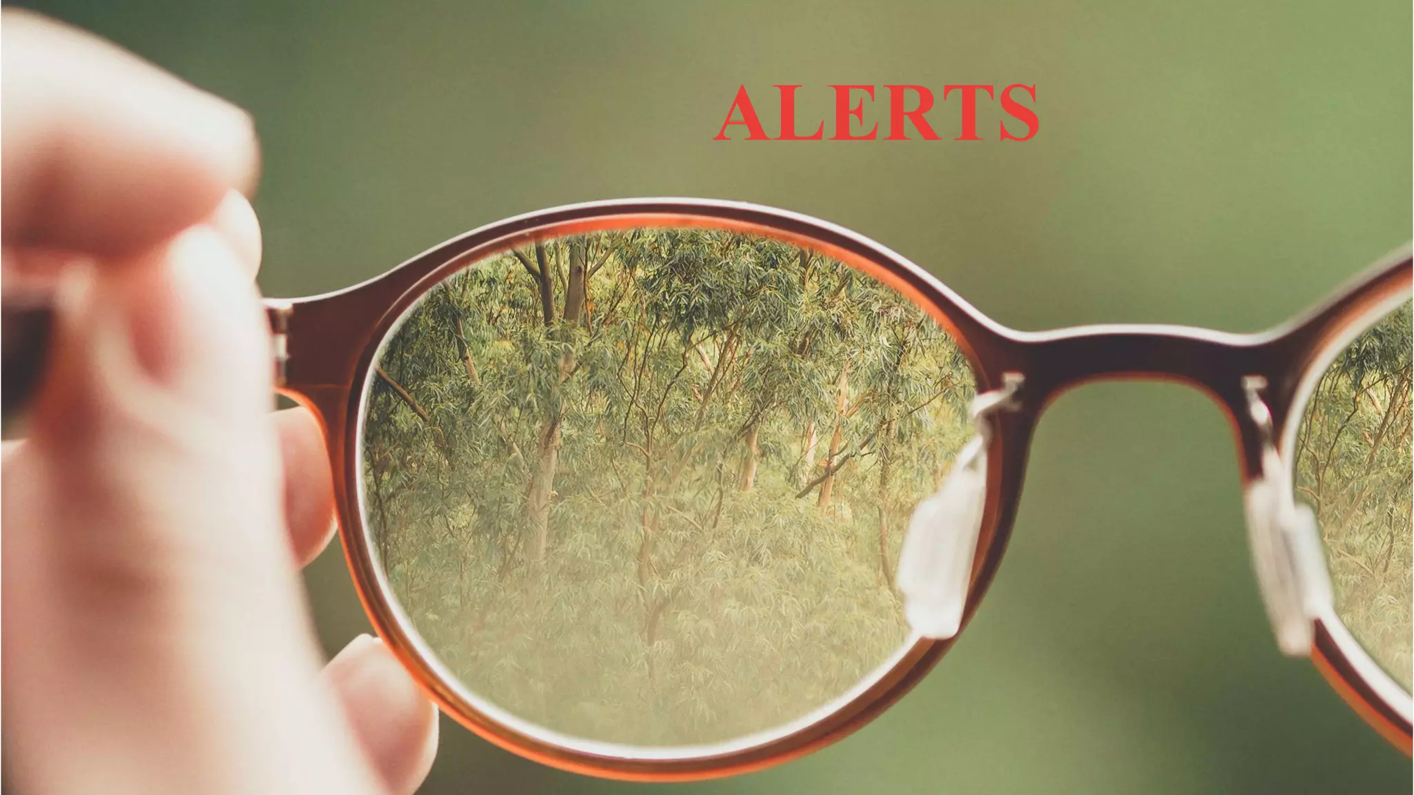 @simona_cotin
ALERTS
 