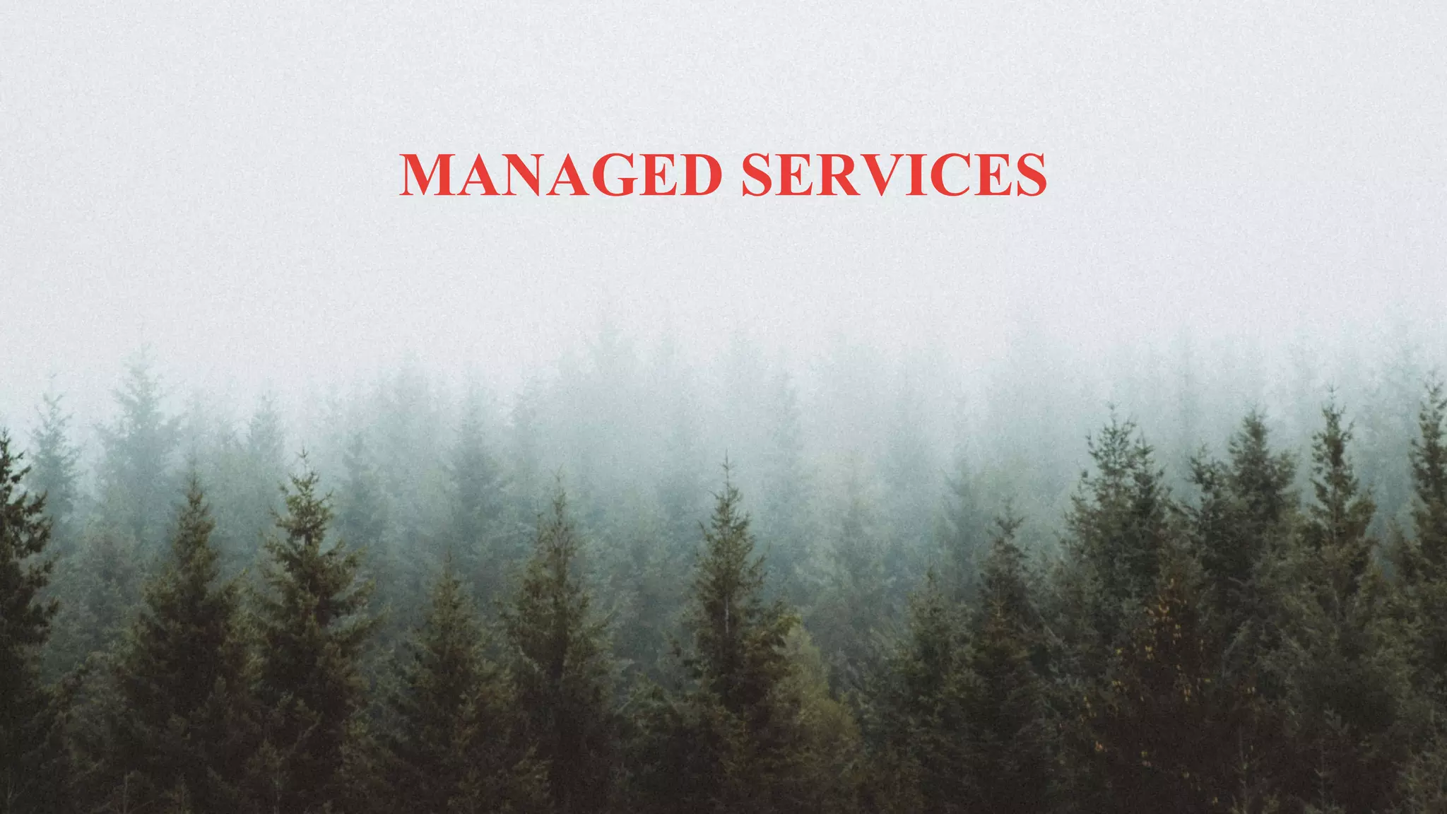 @simona_cotin
MANAGED SERVICES
 