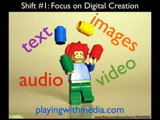 Shift #1: Focus on Digital Creation
 