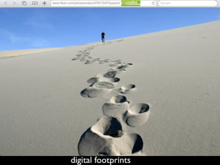 digital footprints
 