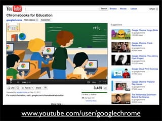 www.youtube.com/user/googlechrome
 