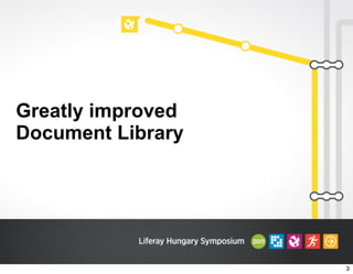 Greatly improved
Document Library
3
 