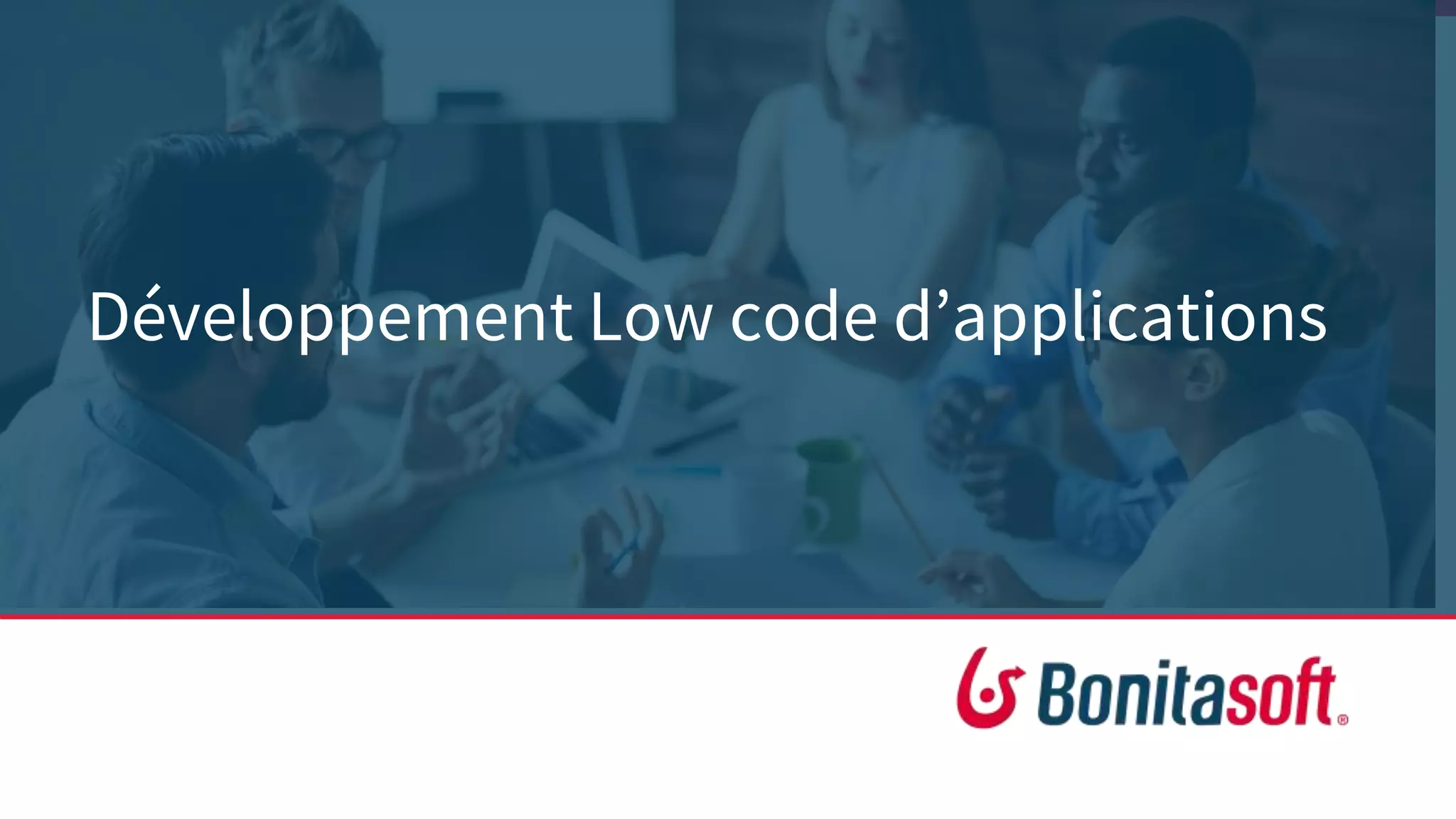 Développement Low code d’applications