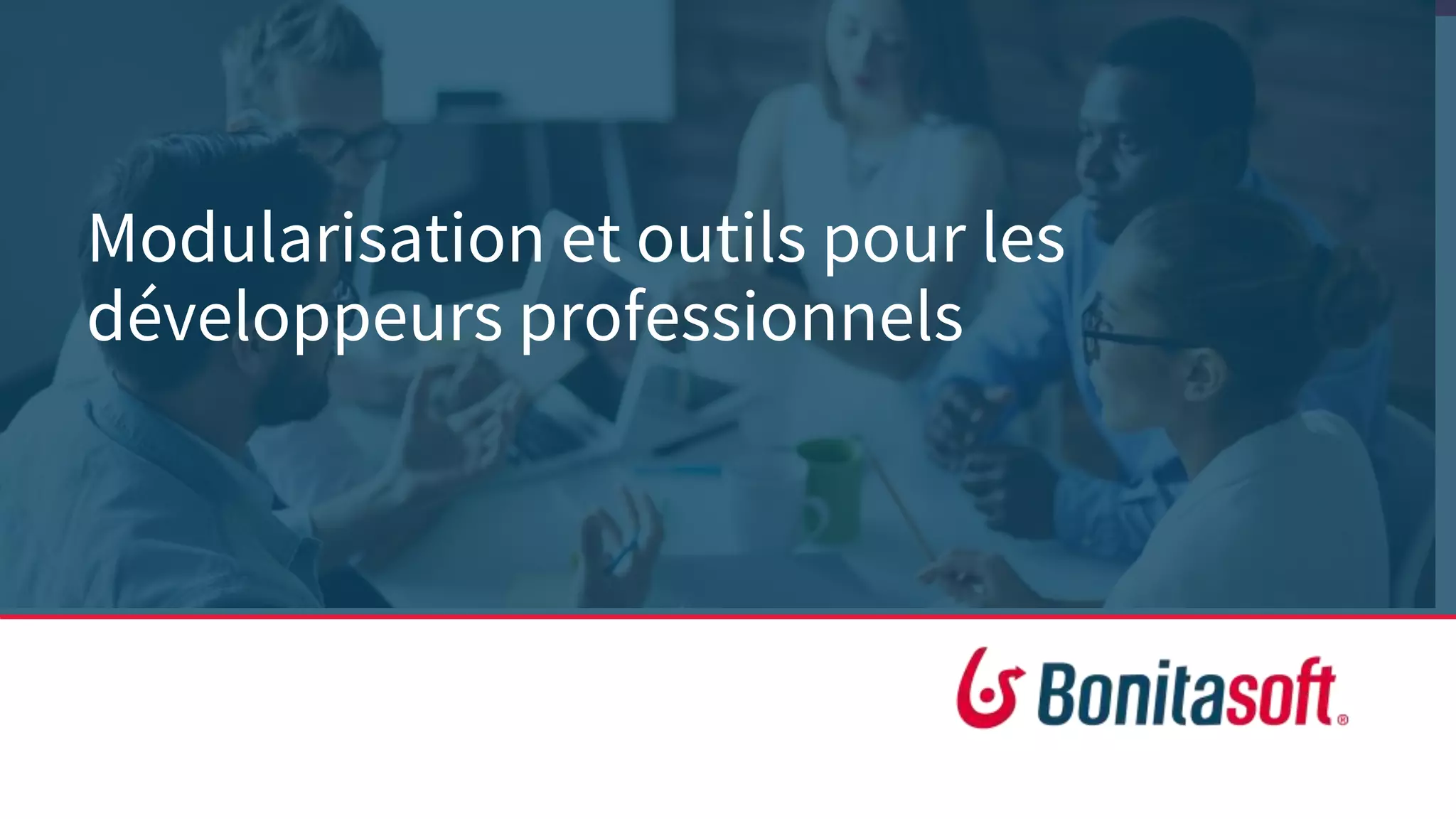 Modularisation et outils pour les
développeurs professionnels