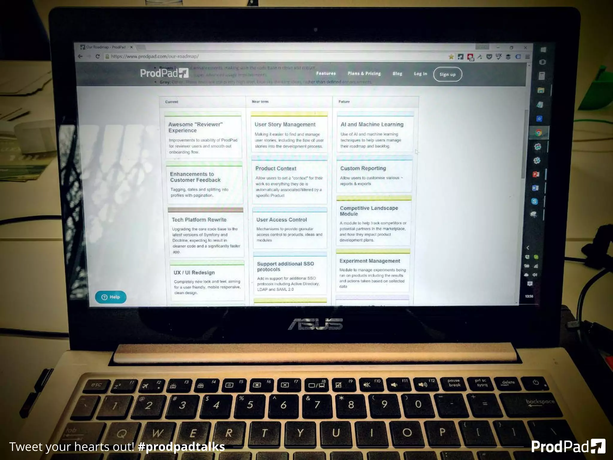 Tweet your hearts out! #prodpadtalks
 