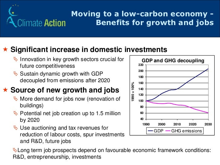 Roadmap for moving to a low carbon economy in 2050