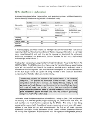 Roadmap for power sector reform full version | PDF
