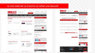Le site web de La Cuisine se refait une beauté
 