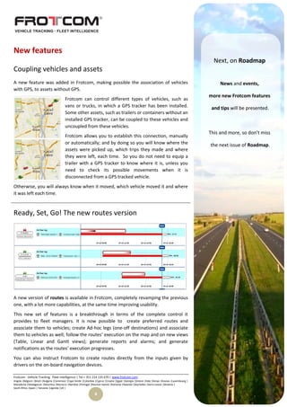 Roadmap monthly newsletter - December 2013 | PDF
