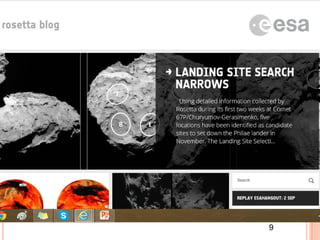 o For teachers who can’t
participate in a workshop
o For teachers in addition to a
workshop
o For all interested parties
ESEA MOOCS (USING ONLINE LABS)
 Training in the use of online
labs and the Portal
 Theoretical background
 About 16 hours work load
9
 