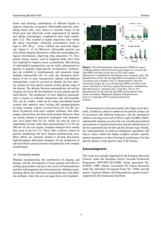 Roadmap on nanomedicine | PDF
