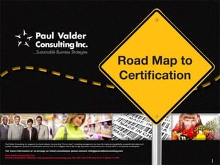 Roadmap To Certification