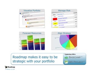 Roadmap makes it easy to be
              strategic with your portfolio

© PPMLite, LLC 2010
 