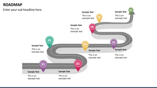 roadmap slide template which will help PM to make presentation | PPTX