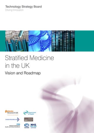 Technology Strategy Board
Driving Innovation




Stratified Medicine
in the UK
Vision and Roadmap
 