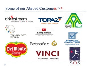 Some of our Abroad Customers >>
 