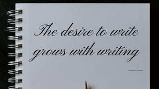 chronosphere.io
The desire to write
grows with writing
-Desiderius Erasmus
 