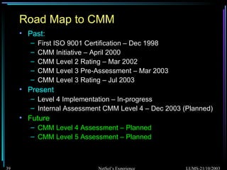 Road map to cmm | PPT
