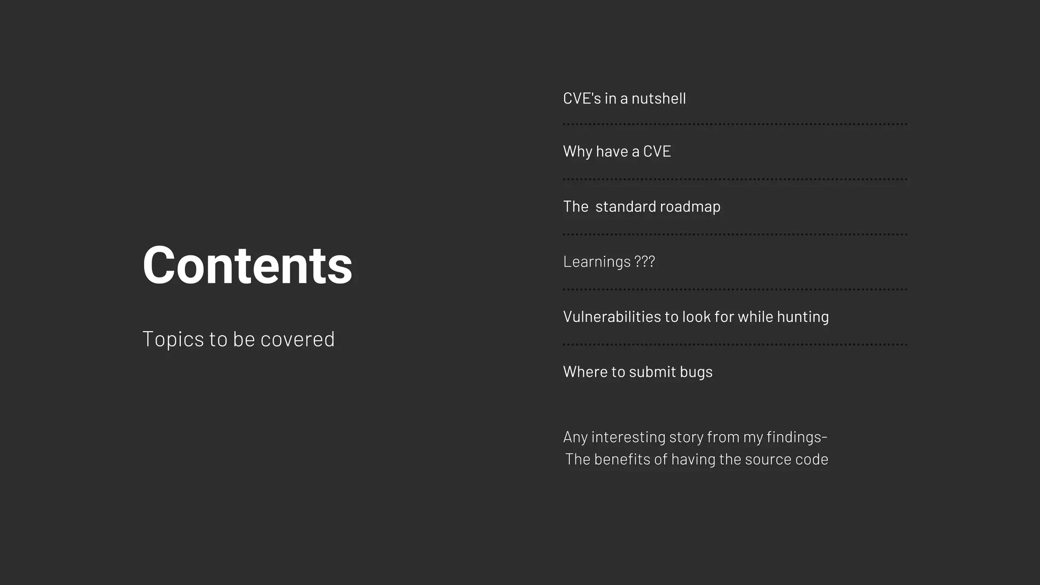 Road map to getting your first cve | PDF