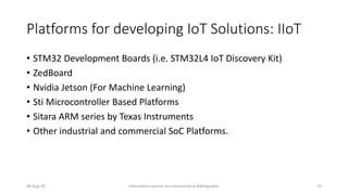 Roadmap to IoT and Industrial Attachment | PPTX