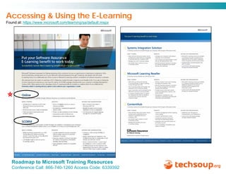 Microsoft Updates Elearning Roadmap To Microsoft Training Resources | PDF