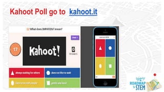 Kahoot Poll go to kahoot.it
 