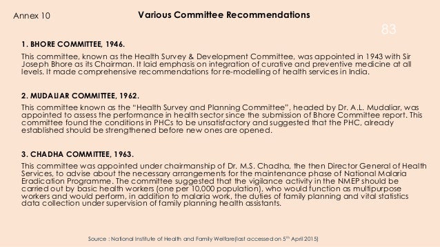 Bhore committee report volume 4