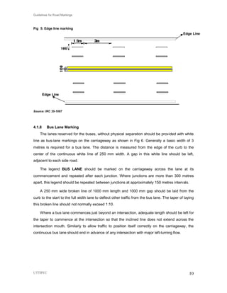 Road Line Standard Road marking | PDF