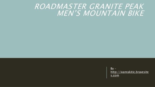 roadmaster granite peak men's mountain bike