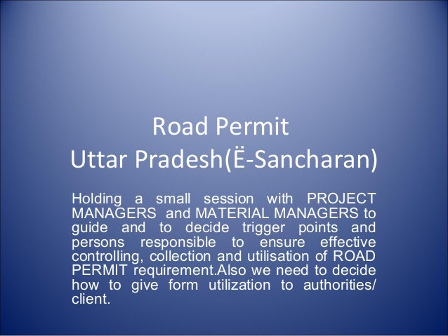 Commercial Tax: Why Waybill/ Road Permit Is Required For