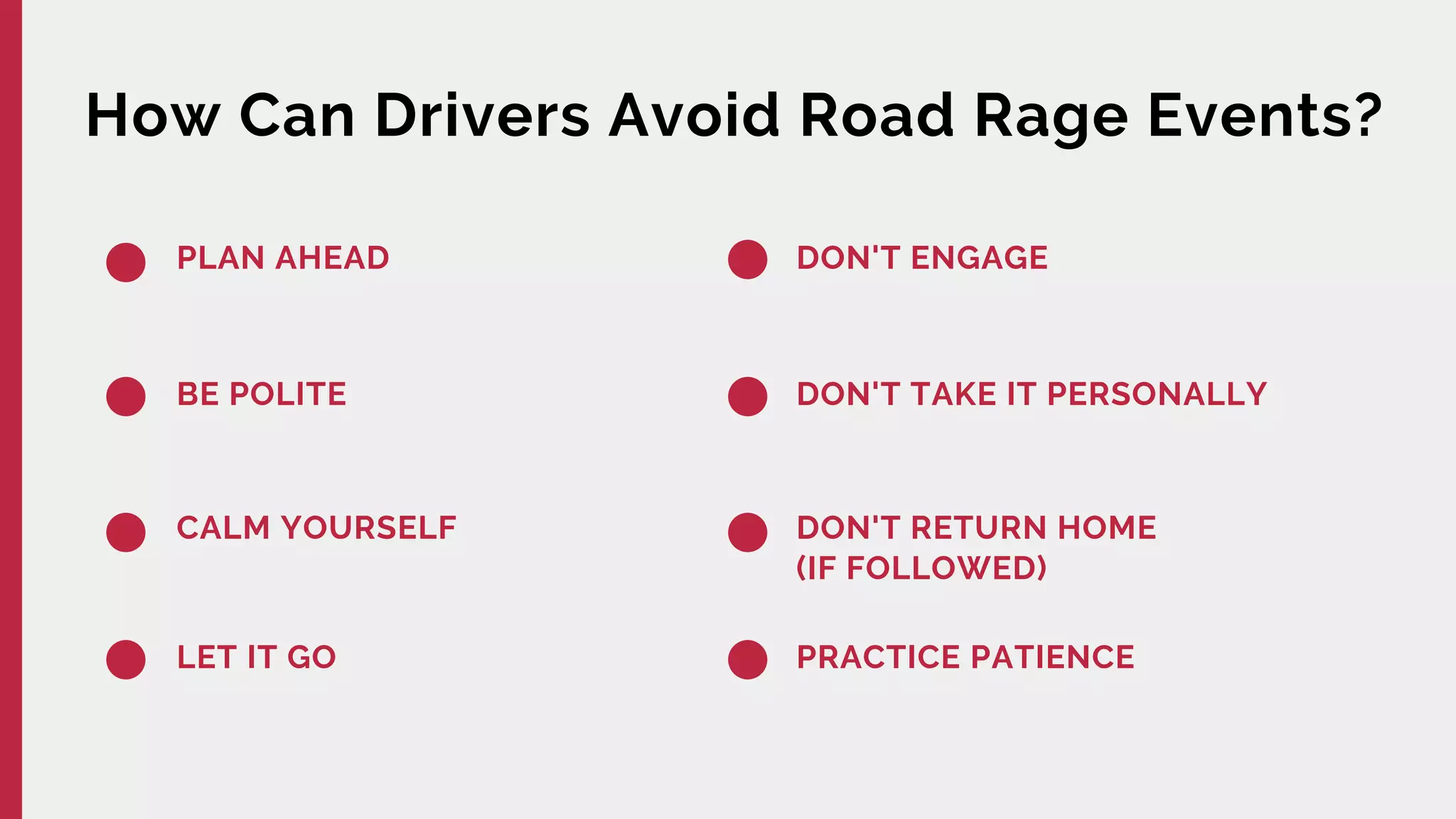 Road Rage: When Anger Leads To Injury On The Road | PPTX