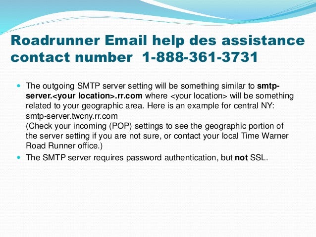 Roadrunner Email Help Desk Assistance Contact Phone Number 1 888 3