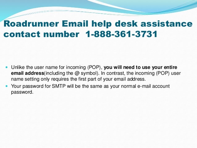 Roadrunner Email Help Desk Assistance Contact Phone Number 1 888 3