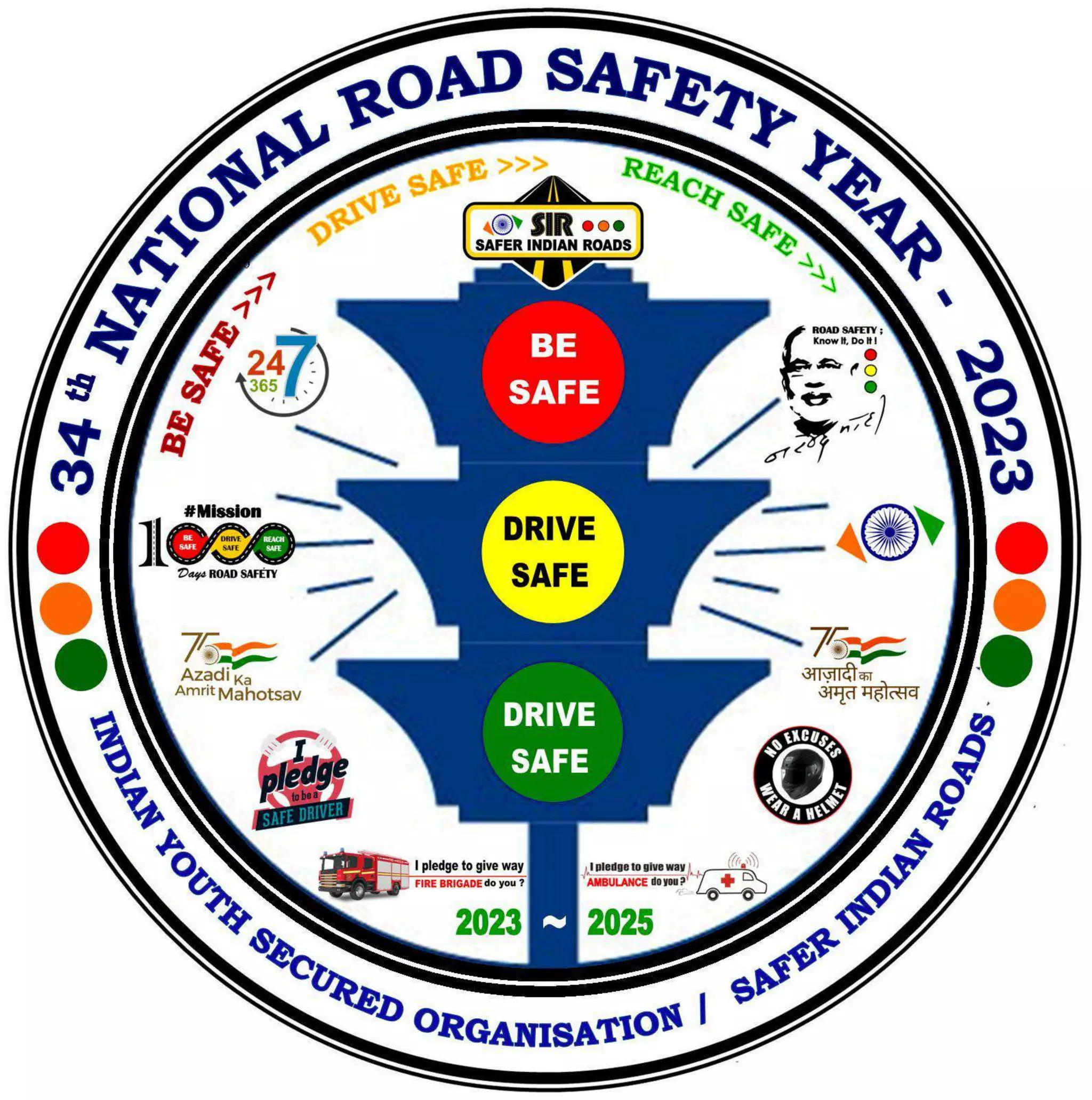 Road Safety Calendar 2023 Courtesy Ghansham Ojha, Founder